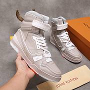Louis Vuitton LV Trainer Sneaker Boot High Beige - 4