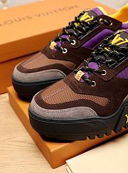 Louis Vuitton LV Trainer Sneaker Yellow Purple - 2