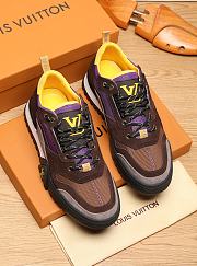 Louis Vuitton LV Trainer Sneaker Yellow Purple - 3