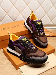 Louis Vuitton LV Trainer Sneaker Yellow Purple - 4