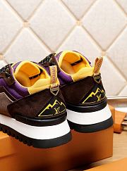 Louis Vuitton LV Trainer Sneaker Yellow Purple - 5