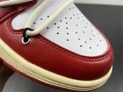 Air Jordan 1 Low Red White 553558 -118 - 4