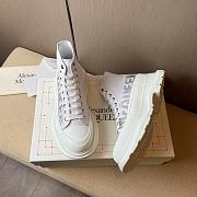 Alexander McQueen Tread Slick Boot High Top White - 4