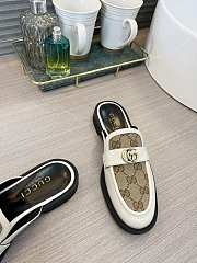 Gucci Leather Slipper White - 2