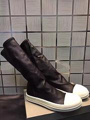Rick Owens Black Stocking Sneaker Boots - 2