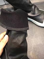 Rick Owens Black Stocking Sneaker Boots - 6