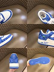 Louis Vuitton Nike Air Force 1 Low Blue - 2