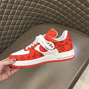 Louis Vuitton Nike Air Force 1 Low Red  - 6