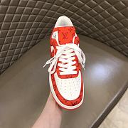Louis Vuitton Nike Air Force 1 Low Red  - 5