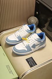 Off-White Out of Office Low-Top Sneakers Light Blue - 3
