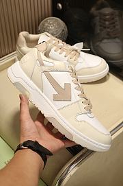 Off-White Out of Office Low-Top Sneakers White Beige - 5