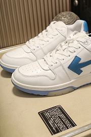 Off-White Out of Office Low-Top Sneakers White Blue - 4
