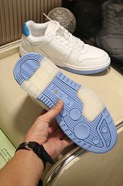 Off-White Out of Office Low-Top Sneakers White Blue - 3
