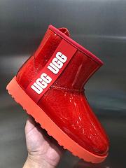Ugg Boots Classic Clear Mini Ribbon Red - 6