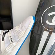 Gucci Basket Sneaker White Demetra Blue 661301 2SHA0 9014 - 2