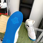 Gucci Basket Sneaker White Demetra Blue 661301 2SHA0 9014 - 6