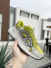 Dior B30 Sneaker Yellow Mesh and White Technical Fabric 3SN279ZLX_H661 - 5