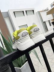 Dior B30 Sneaker Yellow Mesh and White Technical Fabric 3SN279ZLX_H661 - 3
