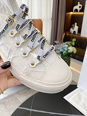 Dior Walk'n'Dior Sneaker White Cannage Technical Mesh KCK276NKR_S10W - 6