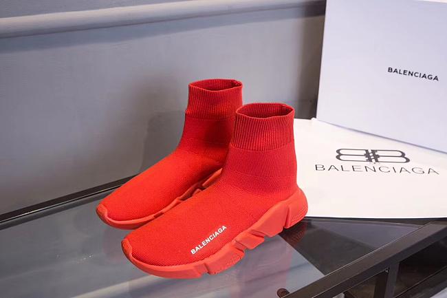 Balenciaga Speed 2.0 Sneakers Red - 1