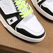 Louis Vuitton LV Trainer Sneaker Low Black Luminous Green - 2