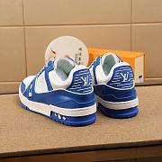 Louis Vuitton LV Trainer Sneaker Low Blue - 4