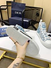 Dior B23 High Top White Blue Oblique - 6