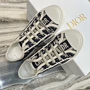 Dior Walk'n'Dior Sneaker Deep Blue Dior Oblique Embroidered Cotton KCK211OBE_S56B - 3