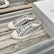Dior Walk'n'Dior Sneaker Deep Gray Dior Oblique Embroidered Cotton KCK211OBE_S33G - 3