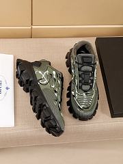 Prada Cloudbust Thunder Army Green Sneakers - 4