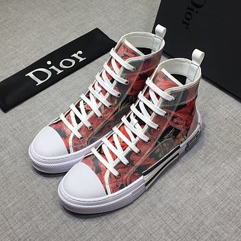Dior B23 High Red Flowers Tropical