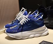 Versace Chain Reaction Trainers Blue White - 1