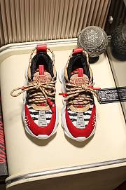 Versace Chain Reaction Trainers Black Red - 4