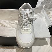 Chanel Low Top Trainer Reflective White Suede G34360 Y53536 0I259 - 5