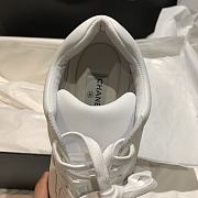 Chanel Low Top Trainer Reflective White Suede G34360 Y53536 0I259 - 4