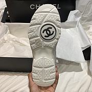 Chanel Low Top Trainer Reflective White Suede G34360 Y53536 0I259 - 3