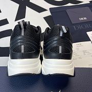 Dior B22 Sneaker Black Technical Mesh and Calfskin 3SN231ZHM_H960 - 6