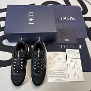 Dior B22 Sneaker Black Technical Mesh and Calfskin 3SN231ZHM_H960 - 3