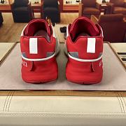 Gucci Rhyton Sneaker With Cut-Out White Red - 4