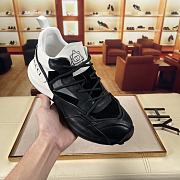Gucci Rhyton Sneaker With Cut-Out Black White - 5
