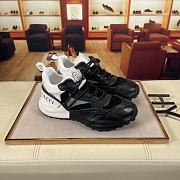 Gucci Rhyton Sneaker With Cut-Out Black White - 3