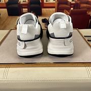 Gucci Rhyton Sneaker With Cut-Out Black White - 4