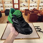 Gucci Rhyton Sneaker With Cut-Out Black Green - 6