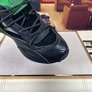 Gucci Rhyton Sneaker With Cut-Out Black Green - 4