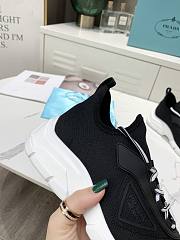 Prada Knit Sneakers Black - 5