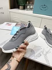 Prada Knit Sneakers Grey - 4