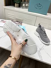 Prada Knit Sneakers Grey - 5