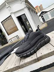 Prada Rush Gabardine Re-Nylon Sneakers Black - 6