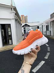 Prada Rush Gabardine Re-Nylon Sneakers Orange - 2