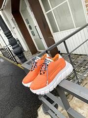 Prada Rush Gabardine Re-Nylon Sneakers Orange - 5